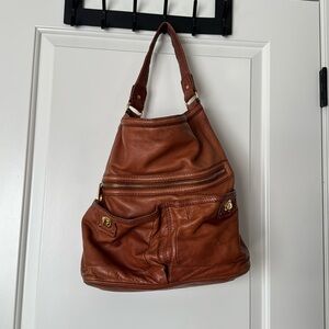Marc By Marc Jacobs Brown Shoulder Bag brown with gold tone accents with wallet